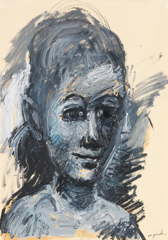 A. R. Penck (d.i. Ralf Winkler) - Portrait Lisa