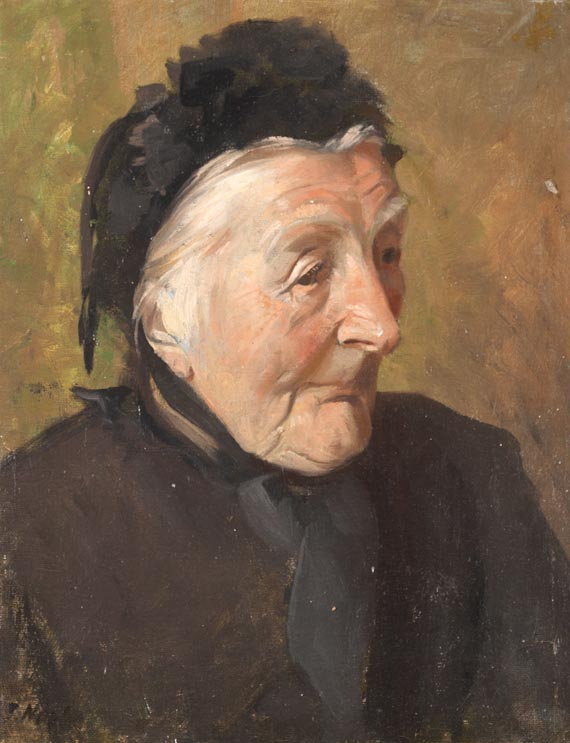 Jacob Nöbbe - Porträt einer alten Friesin