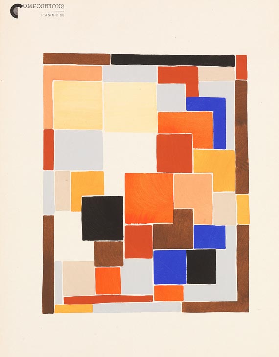 Sonia Delaunay-Terk - Compositions couleurs u. 1 Beigabe