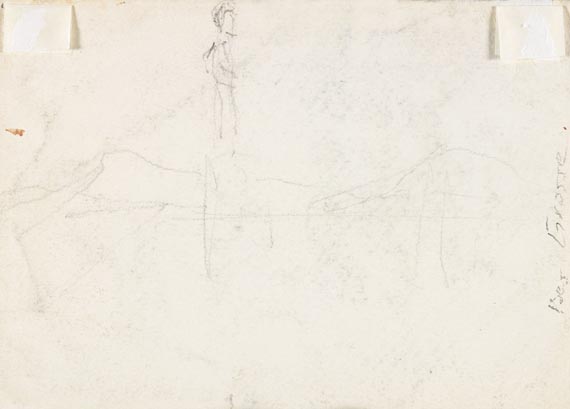 August Macke - Bühnenbildentwurf zur "Orestie" (Vor dem Atridenpalast, Grab des Agamemnon) - Weitere Abbildung