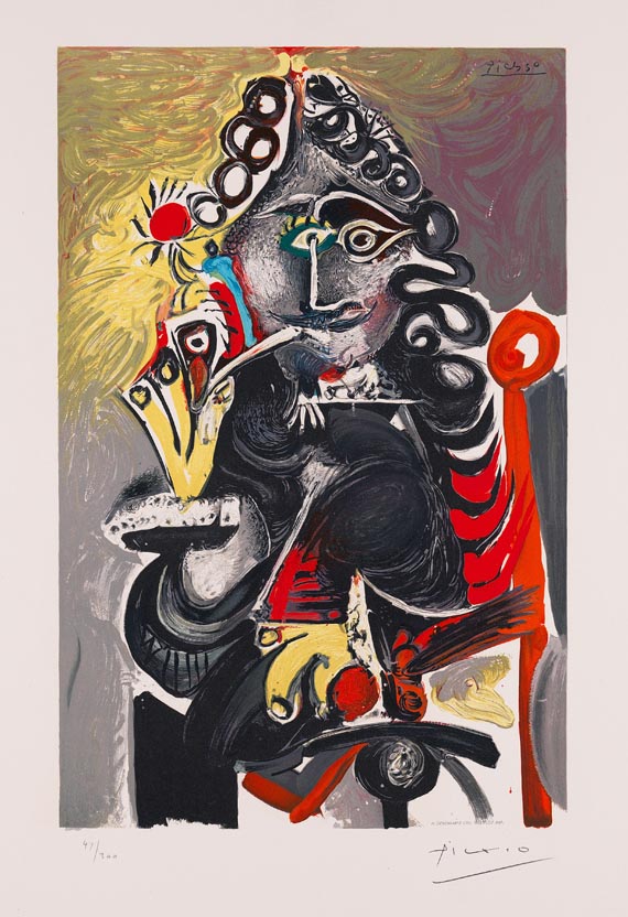 Pablo Picasso - Mousquetaire à la pipe