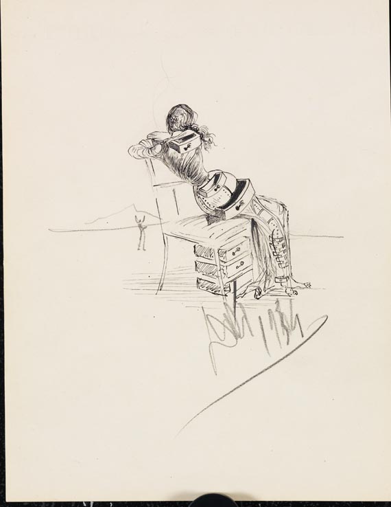 Salvador Dalí - Nue assise aux Tiroirs - Weitere Abbildung