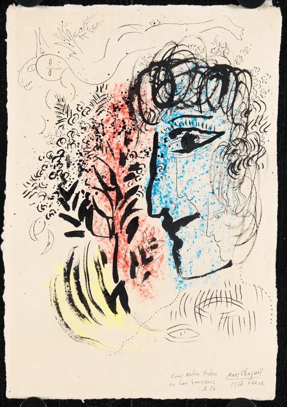 Marc Chagall - Kopf im Profil - Weitere Abbildung