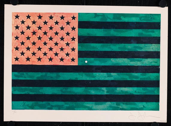 Jasper Johns - Flag - Moratorium - Weitere Abbildung