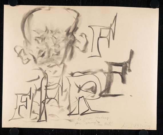 Willem de Kooning - Ohne Titel (Portrait of a man) - Weitere Abbildung