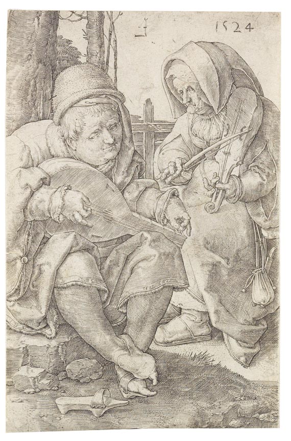 Lucas van Leyden - Musizierendes Paar