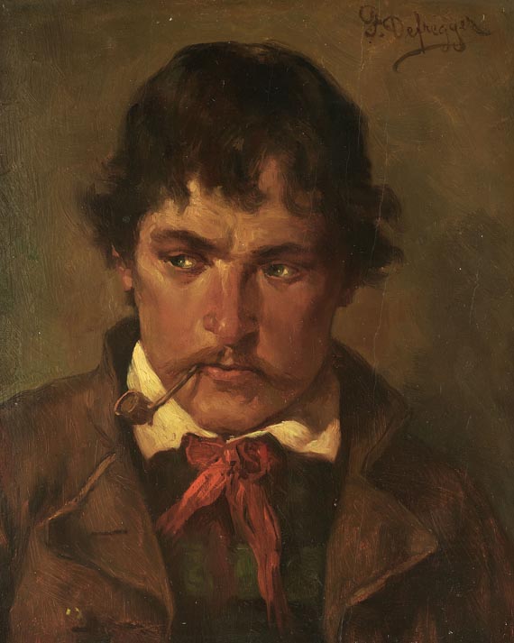 Franz von Defregger - Bauernporträt