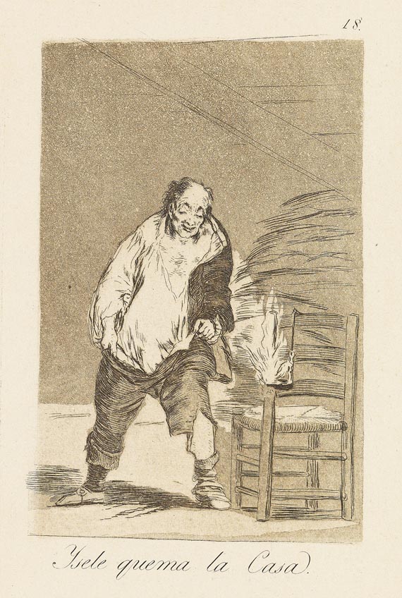 Francisco de Goya - Y se le quema la casa