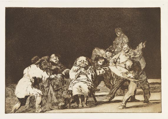 Francisco de Goya - El que no te ama, burlando te difama