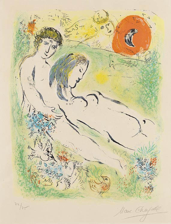 Marc Chagall - Aus: Sur la terre des dieux (Minnerme)