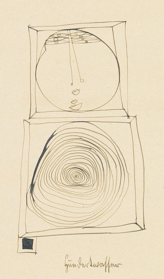 Friedensreich Hundertwasser - Figur und Spirale