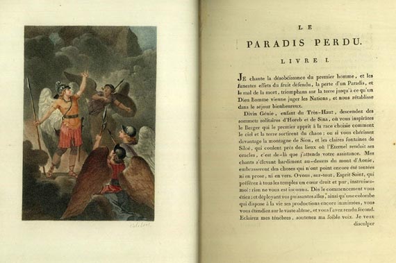 John Milton - Le paradis perdu. 1792. 2 Bde.