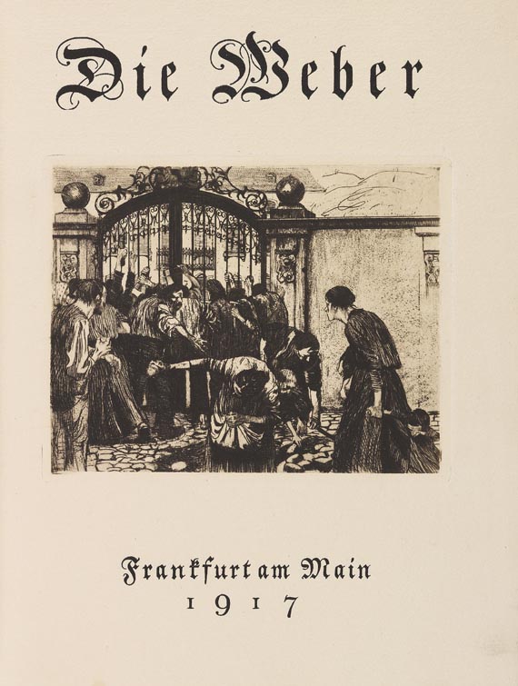Käthe Kollwitz - Hauptmann: Die Weber (1917)