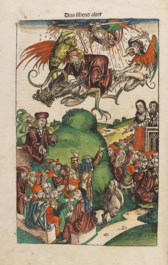 Hartmann Schedel - Weltchronik. 1493 (koloriert, dt. Ausgabe)