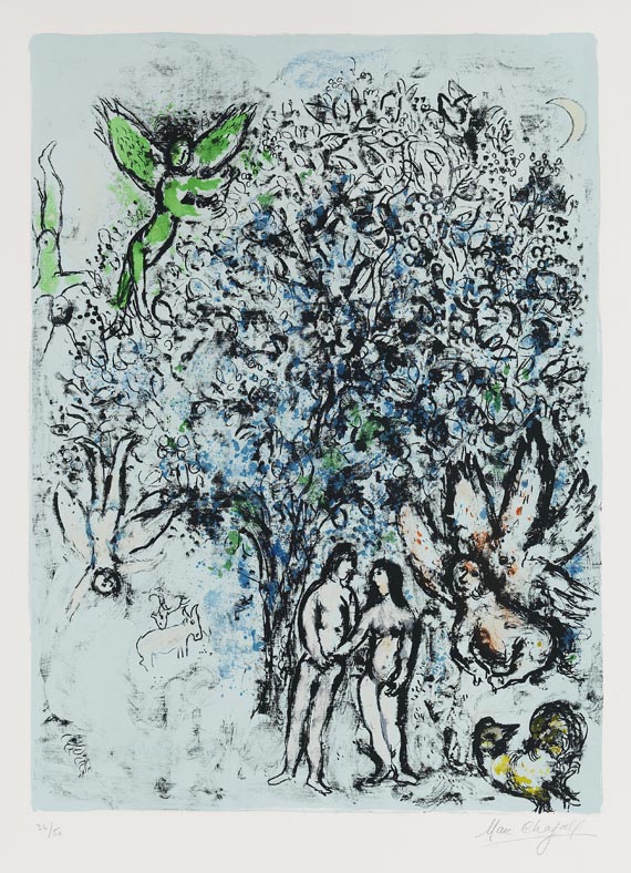 Marc Chagall - Das blaue Paradies