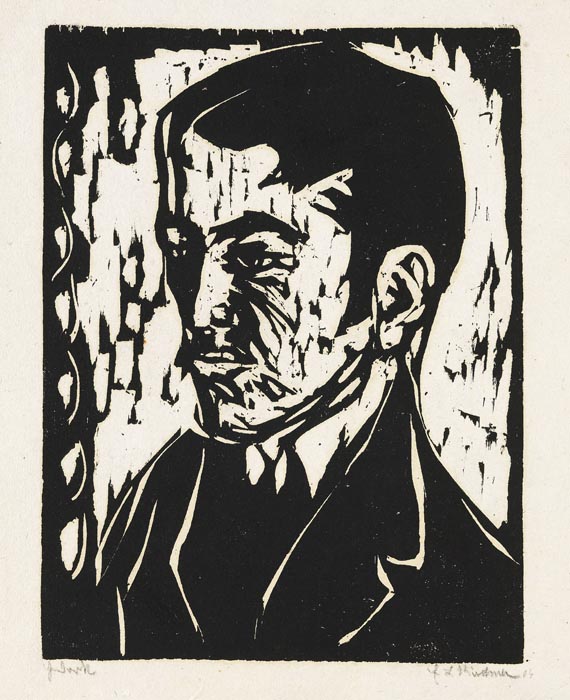 Ernst Ludwig Kirchner - Porträt H. Kind