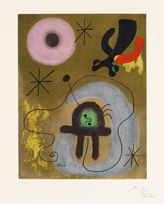 Joan Miró - Mauve de la Lune