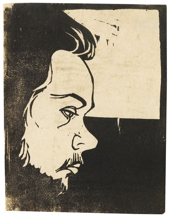 Ernst Ludwig Kirchner - Bildnis Erich Heckel