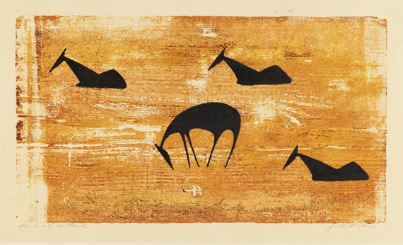 Ewald Mataré - Vier Pferde auf der Weide