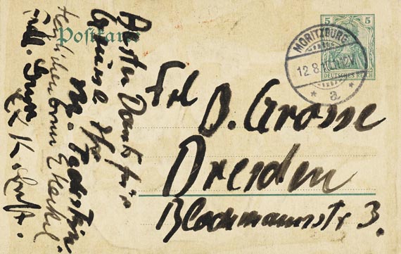 Hermann Max Pechstein - Orig.-Druck mit Unterschriften von Kirchner, Heckel und Pechstein. 1910 - Weitere Abbildung