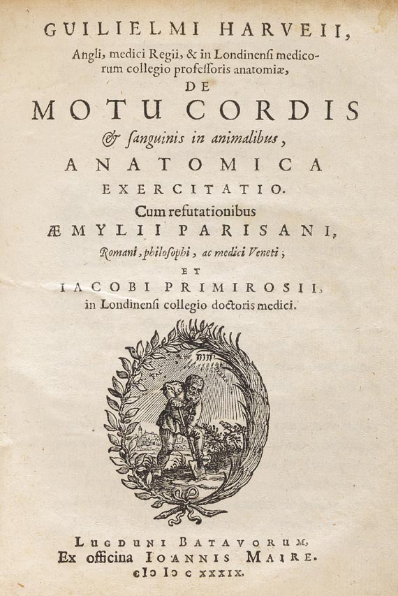 William Harvey - De motu cordis. 1639