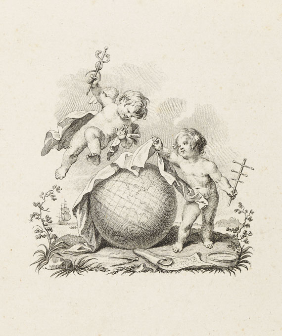 Reinier Vinkeles - Vignettes et sujets allegoriques. Sammlung. Um 1790. 2 Bde.