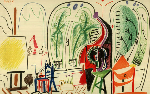 Pablo Picasso - Carnet de la Californie. 1959