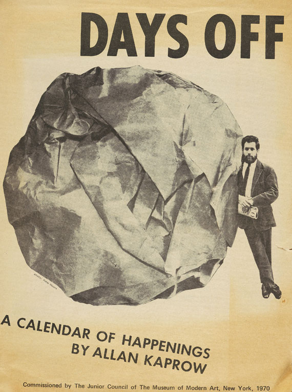 Allan Kaprow - Kalender: Days off. 1970