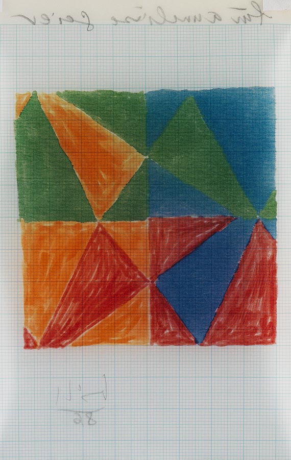 Max Bill - Komposition mit Dreiecken - Weitere Abbildung