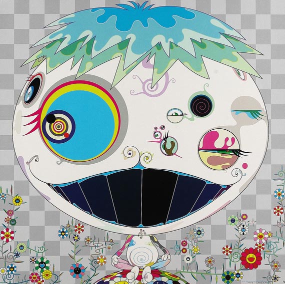 Takashi Murakami - Jelly Fish - Signatur