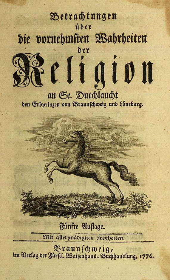 J. F. W. Jerusalem - Wahrheiten der Religion 1776