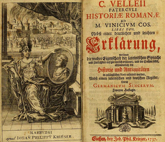Gaius Velleius Paterculus - Historiae Romanae 1737