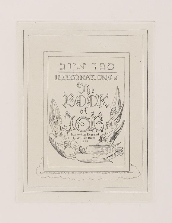 William Blake - Illustrations of the book of Job.