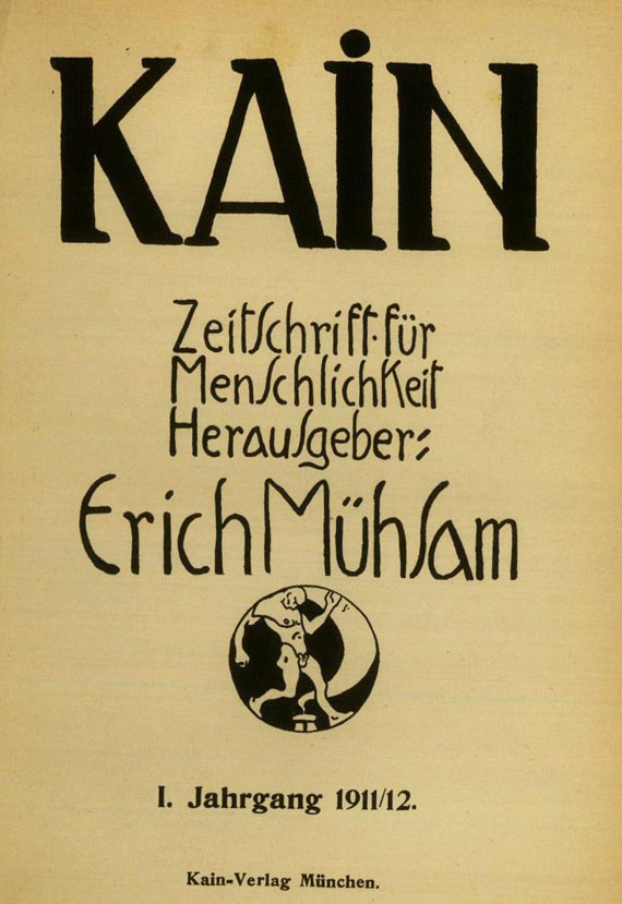 Kain - Kain. 3 Jahrgänge, 2 Kalender, 3 Hefte. 1911-14.