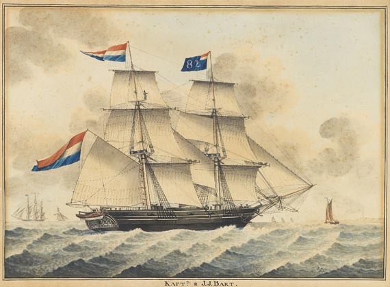 Jan Mooy - Holländische Brigg "Maria & Jacoba" unter Kapitän J.J. Barth