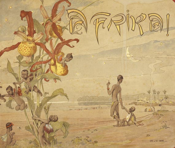 Hans Richard von Volkmann - Afrika 1895. - Einband