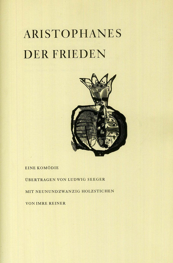 Imre Reiner - Aristophanes. Der Frieden. 1965.