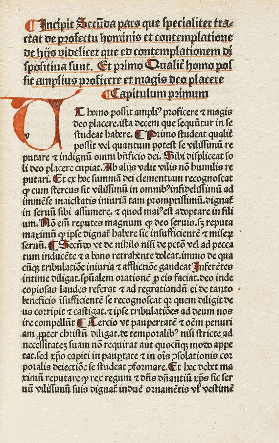 Saint Bonaventura - Tractatus devotionis. Um 1488/90.