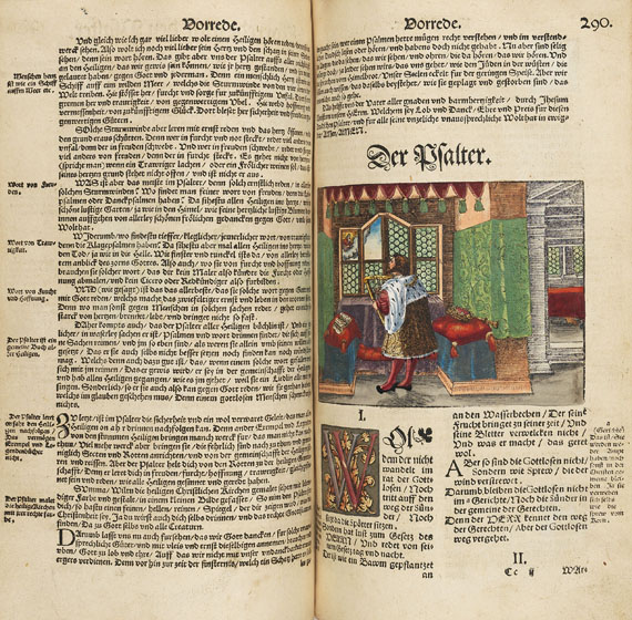 Martin Luther - Biblia germanica, altkoloriert. 1547.