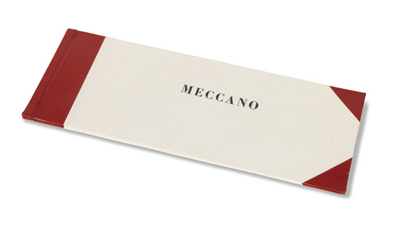 Enrico Baj - Raymond Queneau: Meccano. 1966. - Einband