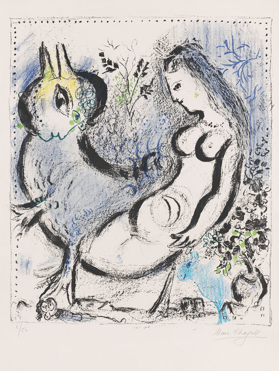 Marc Chagall - La nymphe bleue