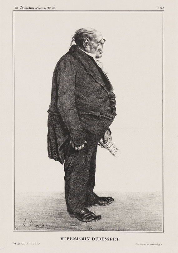 Honoré Daumier - Benjamin Delessert