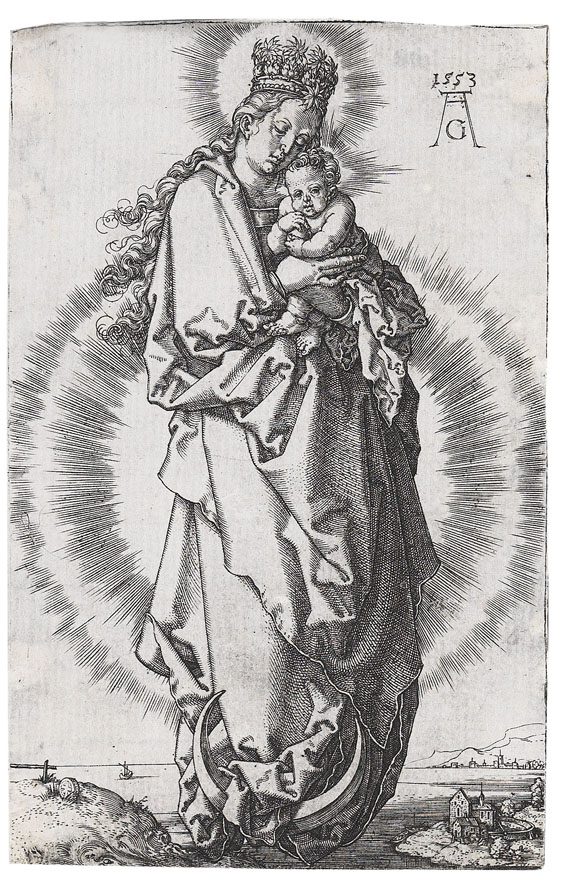 Heinrich Aldegrever - Maria mit der Sternenkrone