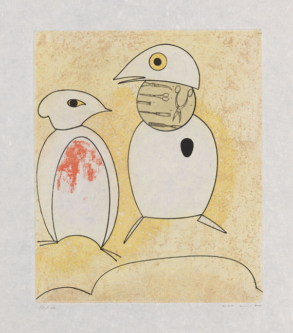 Max Ernst - Aus: Oiseaux en Péril