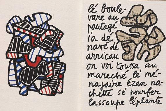 Jean Dubuffet - La botte a nique. 1973