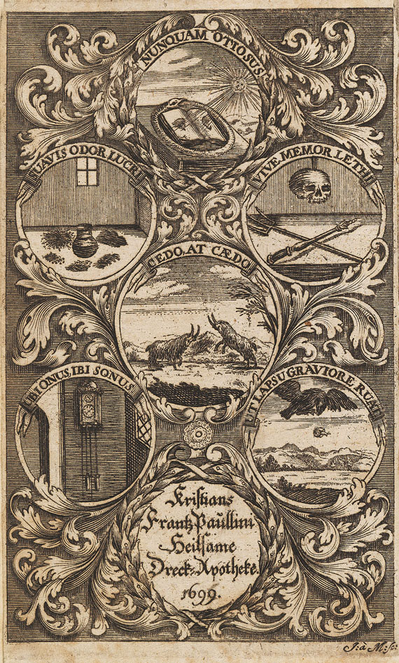 Christian Franz Paullini - Heilsame Dreck-Apotheke. 1699.