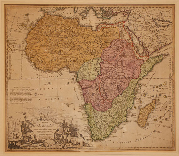 Afrika - 1 Bl. Totius Africae. 1715.