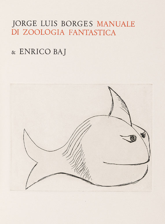 Enrico Baj - Borges: Manuale di Zoologia Fantastica. 1973. - Weitere Abbildung