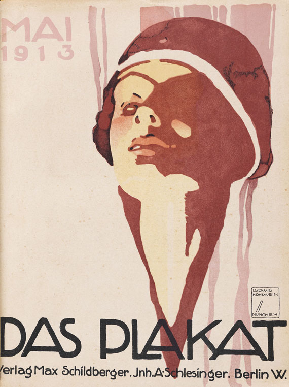 Plakat, Das - Das Plakat. 1913-21. 9 Jgge.