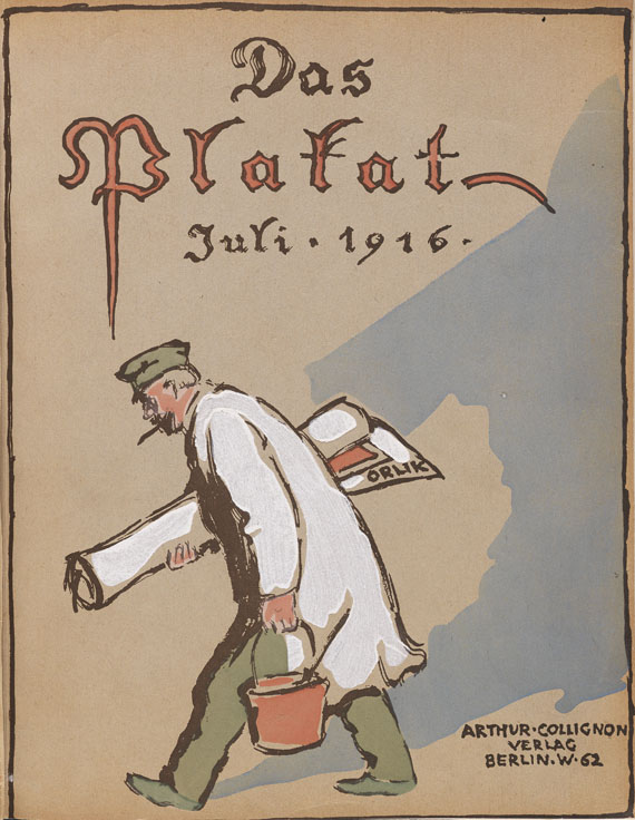 Plakat, Das - Das Plakat. 1913-21. 9 Jgge.
